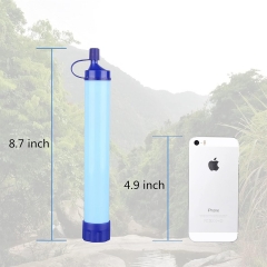 Ultralight Filtration System Portable Water filter Purifier Survival Straws for Outdoor Travel Wilderness Emergency situations